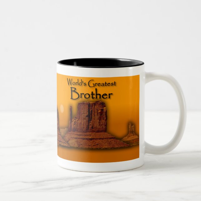 Brother's Loving Hands Gold Mug (Right)