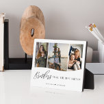 Brothers Make The Best Friends 3 Photo Keepsake Plaque<br><div class="desc">A special, memorable multiple photo gift for siblings. The design features a three-photo grid collage layout to display your own special photos. "Brothers Make The Best Friends" is displayed in stylish typography. Send a memorable and special gift to yourself and your sibling(s) that you both will cherish forever. Note: colors...</div>