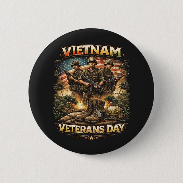 Brothers of Vietnam Button (Front)