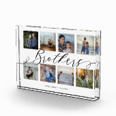 Brothers Script | Gift For Brothers Photo Collage (Right)
