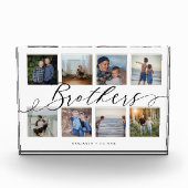 Brothers Script | Gift For Brothers Photo Collage (Front)