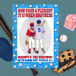 Brothers Unity Birthday Card