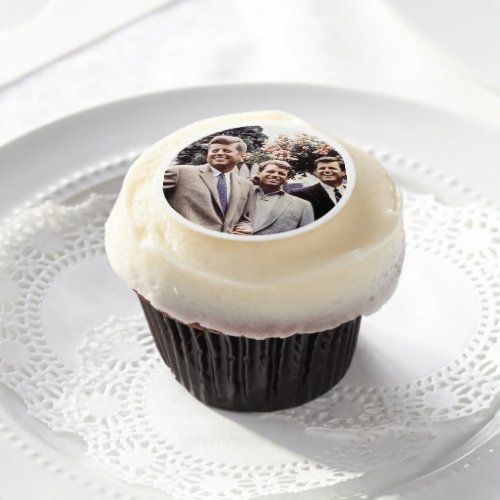 Brothers with President John Kennedy White House Edible Frosting Rounds