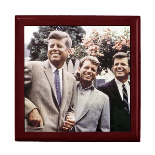 Brothers with President John Kennedy White House Gift Box