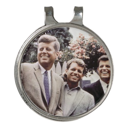 Brothers with President John Kennedy White House Golf Hat Clip