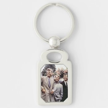 Brothers With President John Kennedy White House Keychain by Onshi_Designs at Zazzle