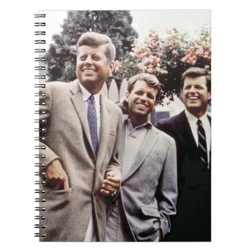 Brothers with President John Kennedy White House Notebook