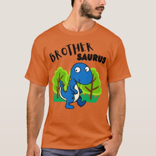 Brothersaurus a family of dinosaurs T_Shirt