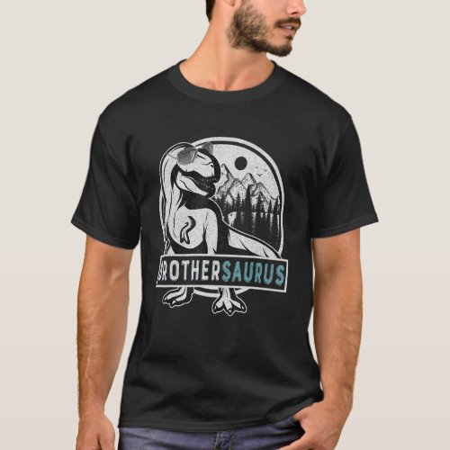 Brothersaurus Rex Dinosaur Brother Saurus Family M T_Shirt