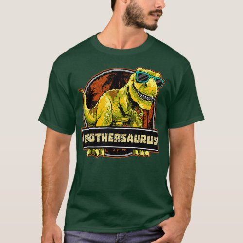 Brothersaurus  T rex Brother Saurus Dinosaur T_Shirt