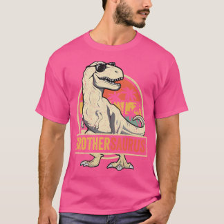 Brothersaurus T Rex Dinosaur Brother Saurus Family T-Shirt