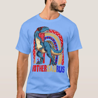 Brothersaurus T Rex Dinosaur Brother Saurus Family T-Shirt