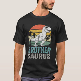 Brothersaurus T Rex Dinosaur Brother Saurus Family T-Shirt