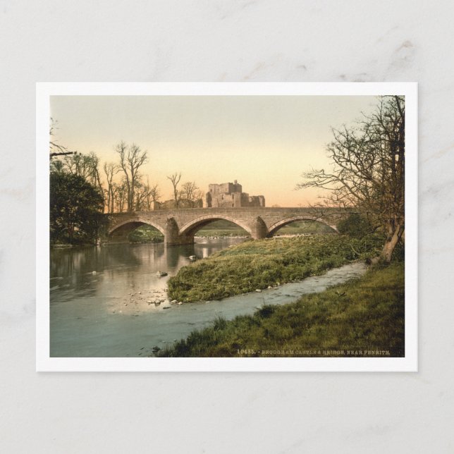 Broughman Castle, Lake District, Cumbria, England Postcard (Front)