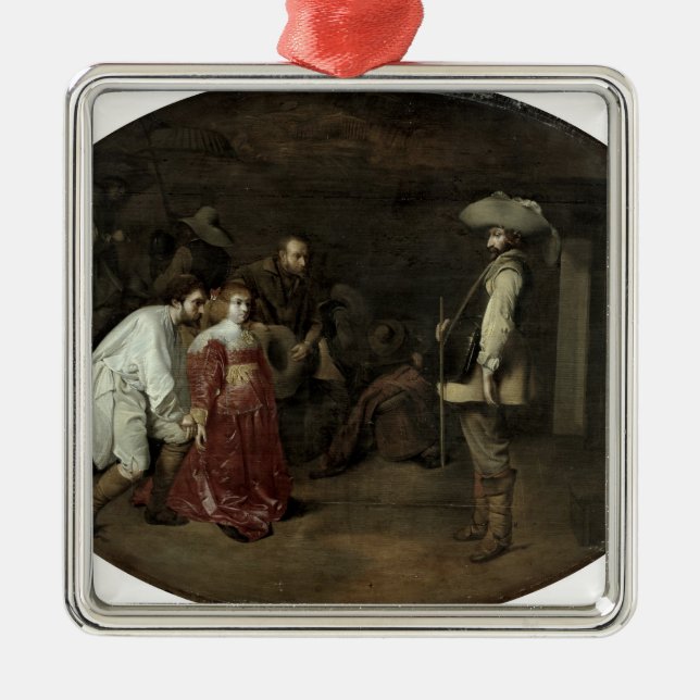 Brought Before the Captain Metal Ornament (Front)