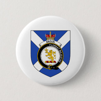 Broun (Brown) Pinback Button