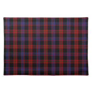 Broun or Grady Clan Tartan Plaid Pattern Cloth Placemat