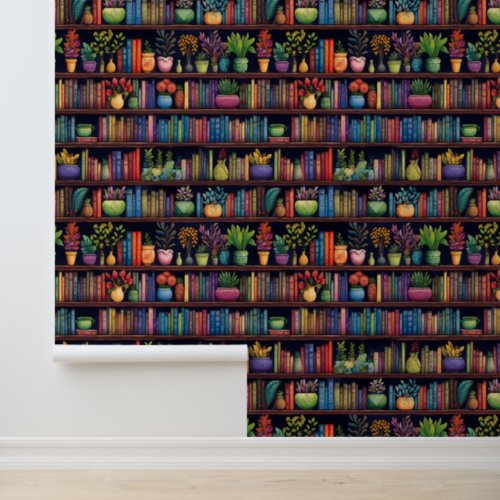 Broussard Bookshelves Wallpaper