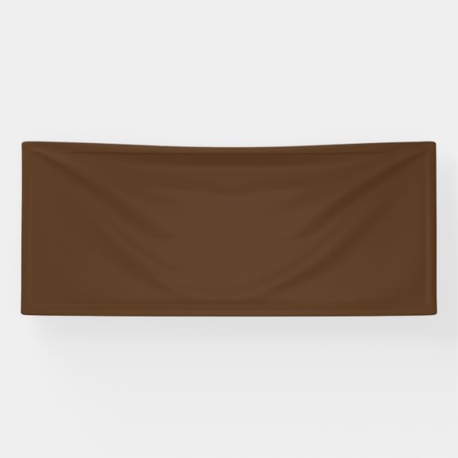 Brown #4D2A10, Crocodile Vinyl Banner (Horizontal)
