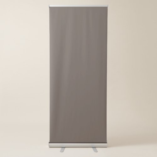 Brown 5E4E44 Liver Retractable Banner