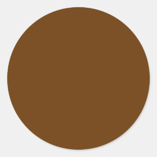 Brown 663300 classic round sticker