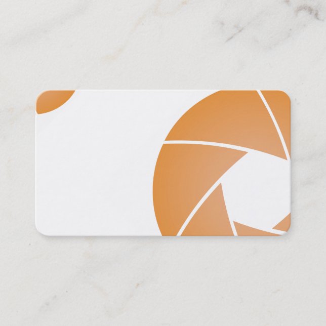 Brown abstract business card (Front)
