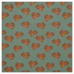 Brown Acorns Prim Fabric