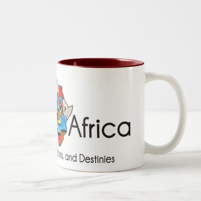 Brown Africa Two-Tone Coffee Mug (Right)