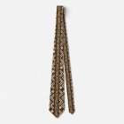 Brown African Bogolan Culturally Rich Neck Tie