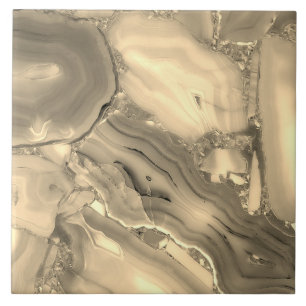 Brown Agate Ceramic Tile