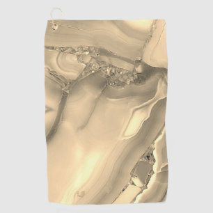 Brown Agate Golf Towel
