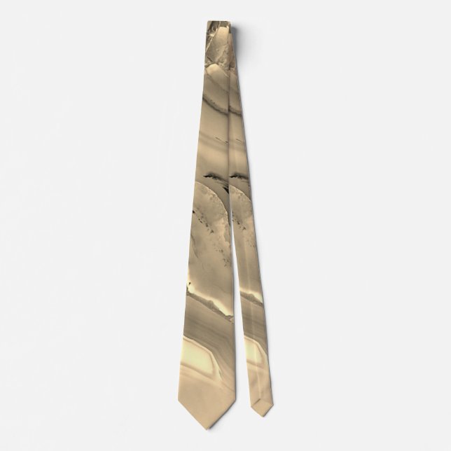 Brown Agate Neck Tie (Front)