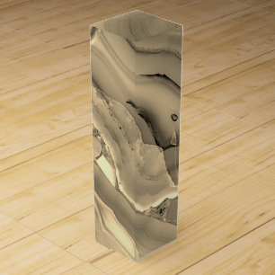 Brown Agate Wine Box