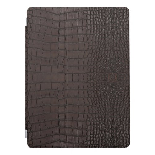 Brown Alligator Faux Leather Print iPad Pro Cover
