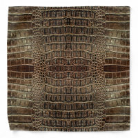 Brown Alligator Leather 