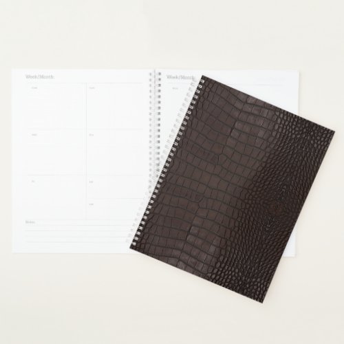 Brown Alligator Skin Texture Planner