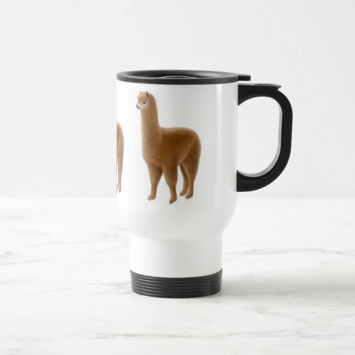 Brown Alpaca Travel Mug Zazzle Com