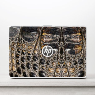 Brown American Alligator Skin Texture