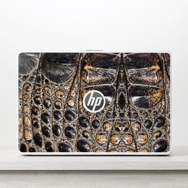 Brown American Alligator Skin Texture (Front)