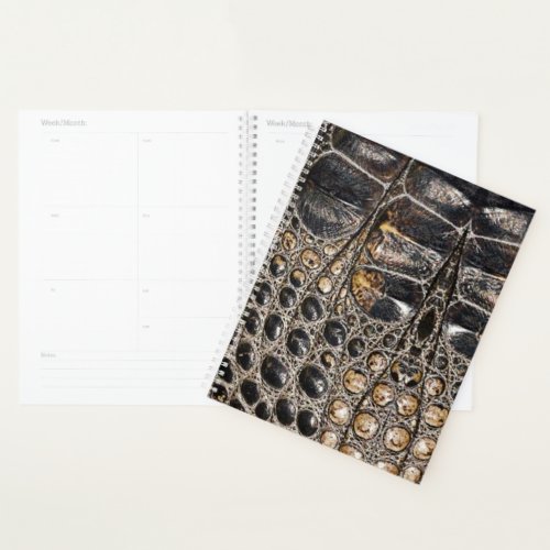 Brown American Alligator Skin Texture Planner