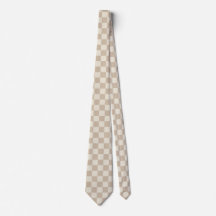 Brown and Beige Checkerboard