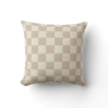 Brown and Beige Checkerboard