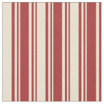 [ Thumbnail: Brown and Beige Lines Pattern Fabric ]