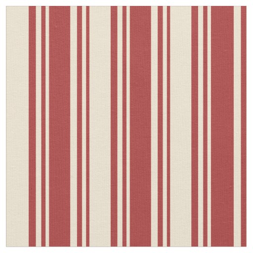 Brown and Beige Lines Pattern Fabric