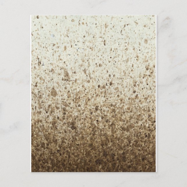 Brown and Beige Scrapbook Paper Sheet (Front)