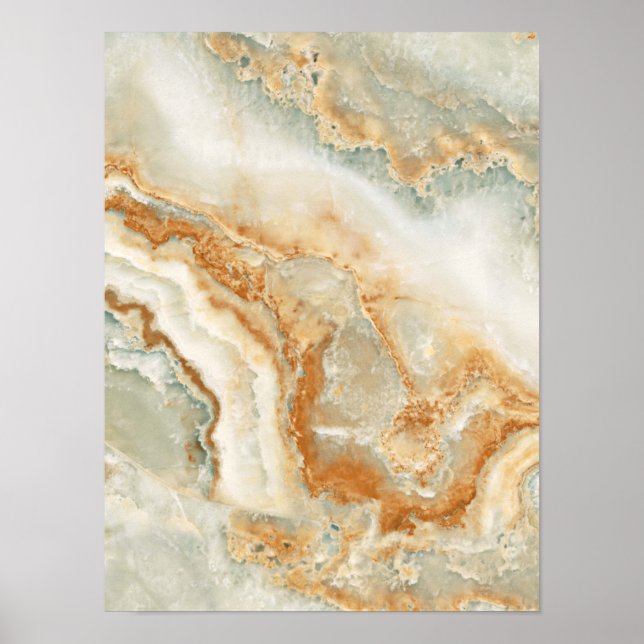 Brown and beige stone texture poster (Front)