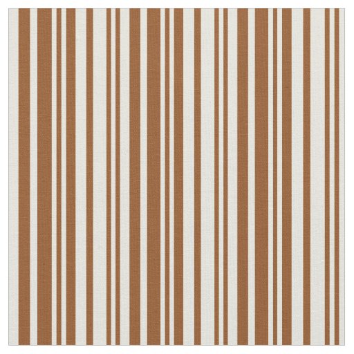 Brown and Beige Striped/Lined Pattern Fabric