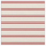[ Thumbnail: Brown and Bisque Colored Striped/Lined Pattern Fabric ]