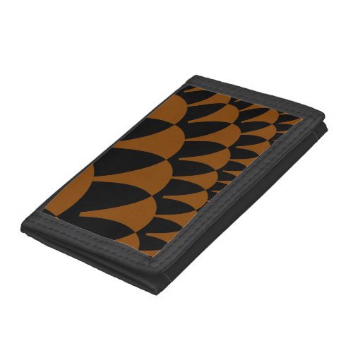 Brown and Black Scales Trifold Wallet