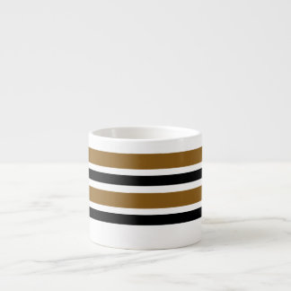 Brown and Black Striped Mug